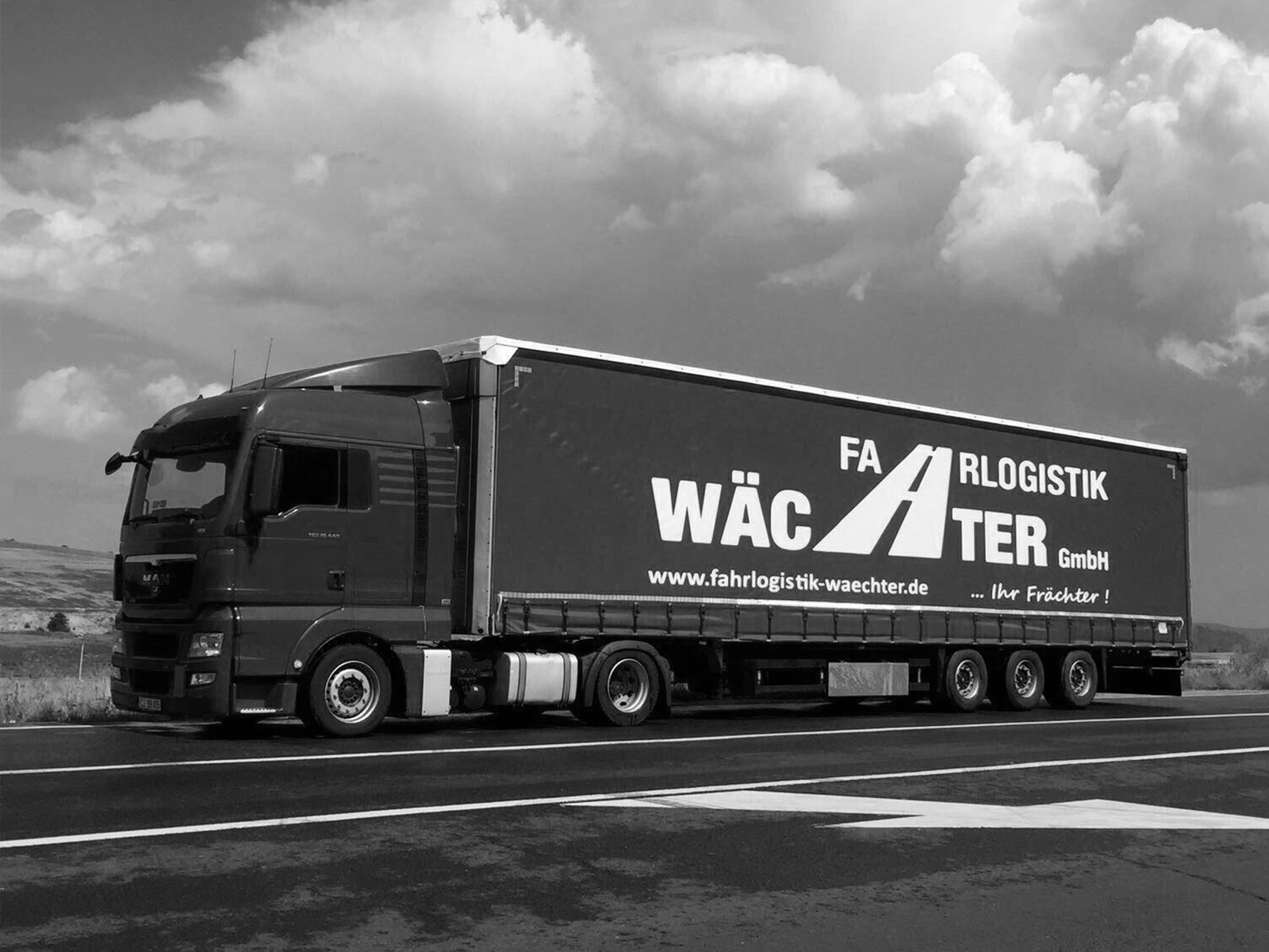 Fahrlogistik Wächter Sattelzug
